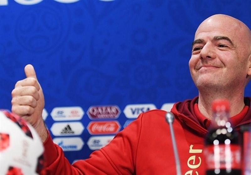 فوتبال دنیا، قدردانی مکتوب رئیس فیفا از فرماندار سن پترزبورگ
