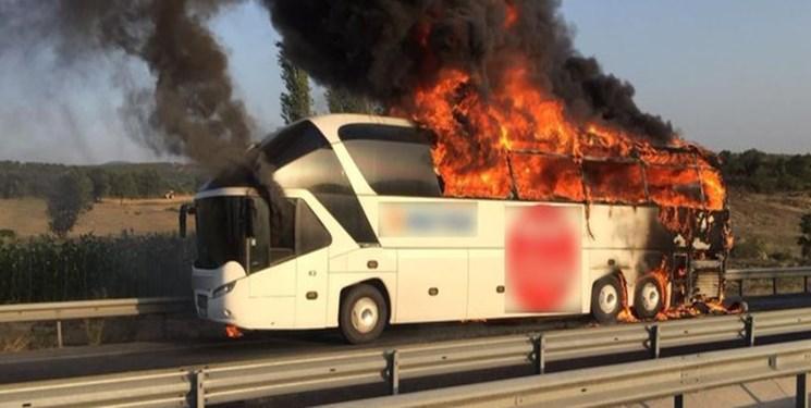 5 کشته و 15 زخمی در آتش سوزی اتوبوسی در ترکیه